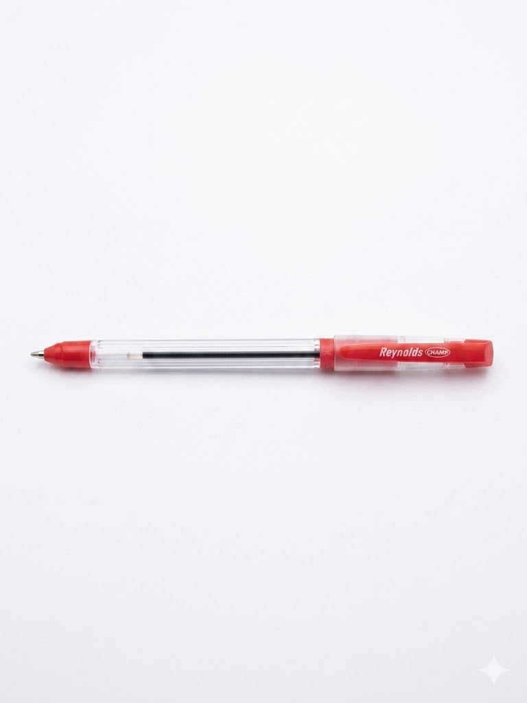 Reynolds Champ Ball Pen: 0.7Mm Red Writing Pens - Box (49 Count)