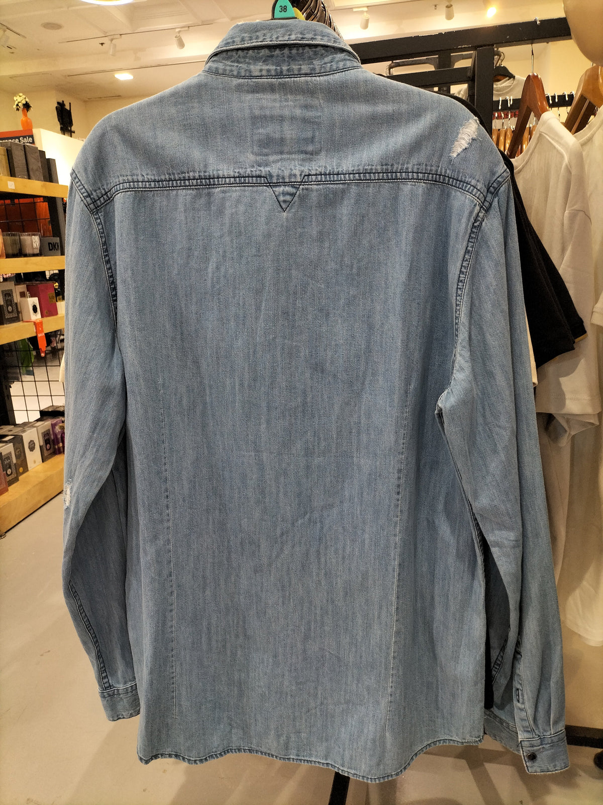 Guess Denim Vintage Dress Shirt - M0Yh02D14Lm