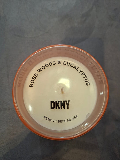 Dkny Rose Woods & Eucalyptus Glass Scented Candle- Blush