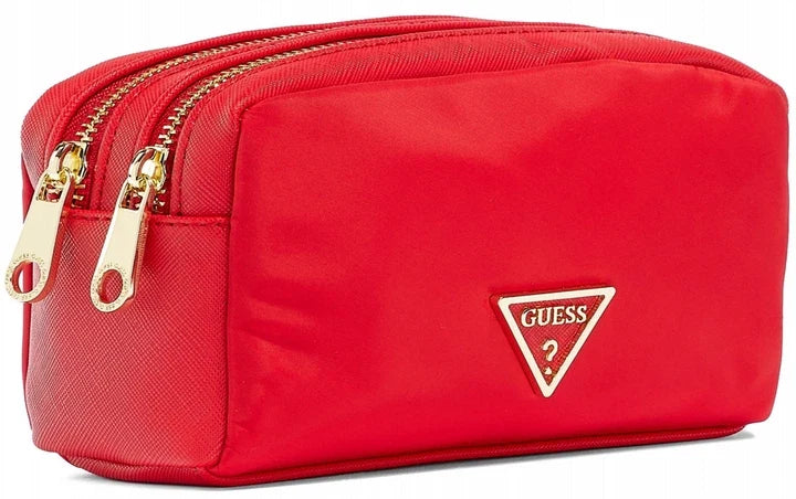 Guess Red Beauty Double Zip Case, "Did I Say 90?" (PWDIDIP8308)