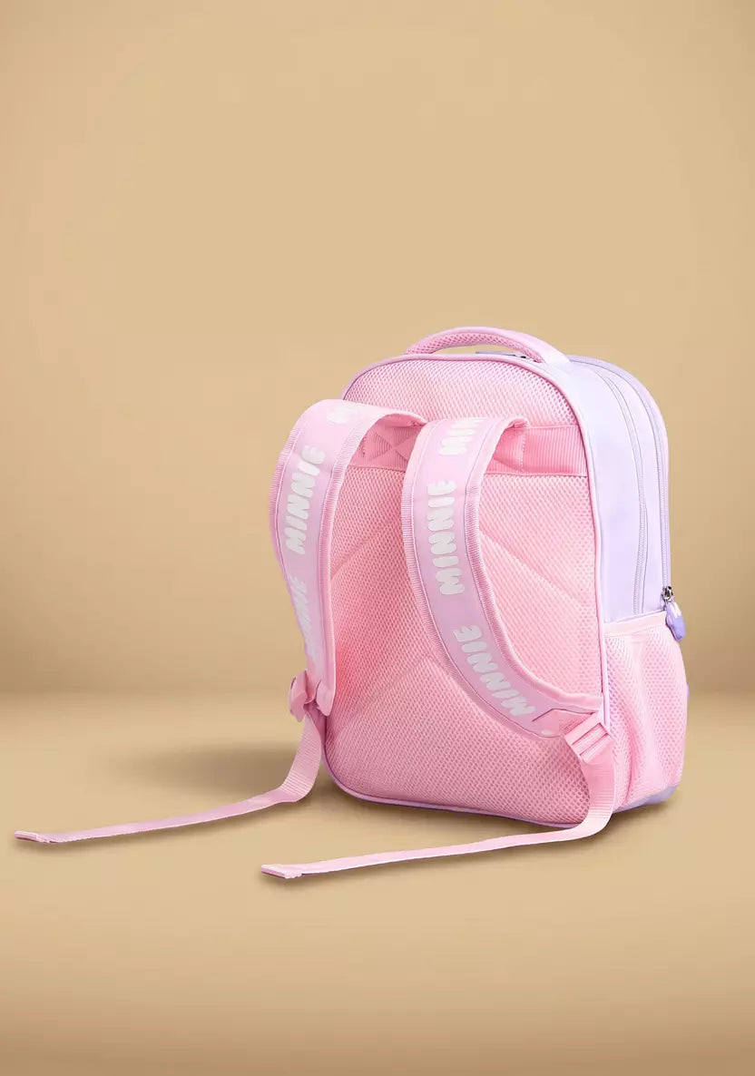 Disney Minnie Mouse Pastel Printed School Backpack – 16 Inc"