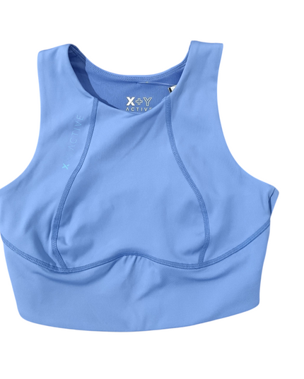 X+Y ACTIVE Women's bra in a cool blue color