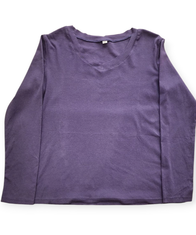 Women's Purple Full Sleeve T Shirt