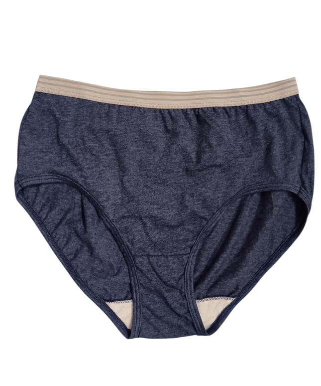 Fruit of the Loom Women's Cotton Low-Rise Brief Underwear, 3-Pack - 6