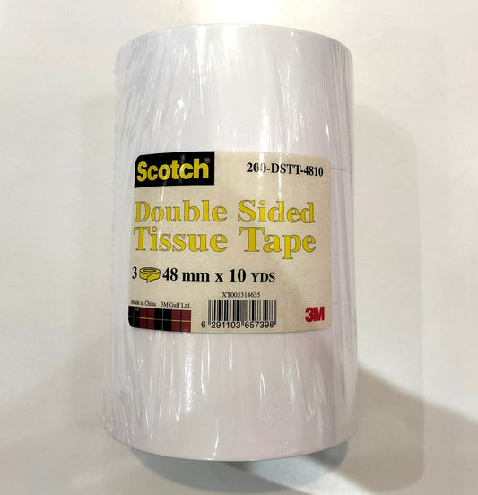 3M Scotch Double Sided Tissue Tape 3X - 48Mm X 10 Yds