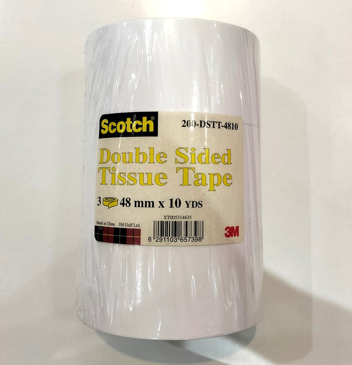 Clearance of 3M Stationery – Scotch Double Sided Tissue Tape 3x - 48mm