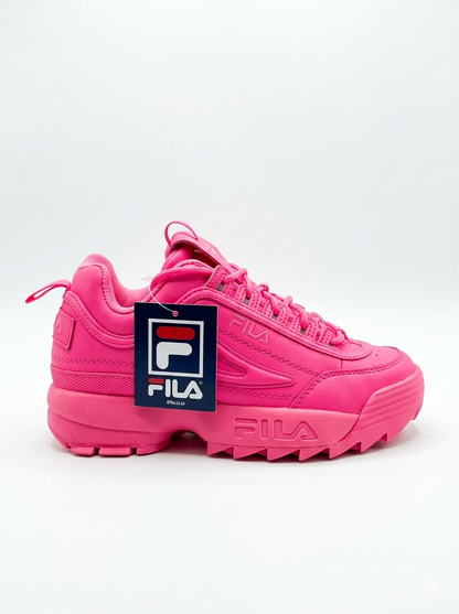 Fila Disruptor Ii Premium 'Super Pink' Kids Shoes