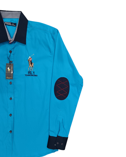 Polo by Ralph Lauren Men's shirt long sleeve blue