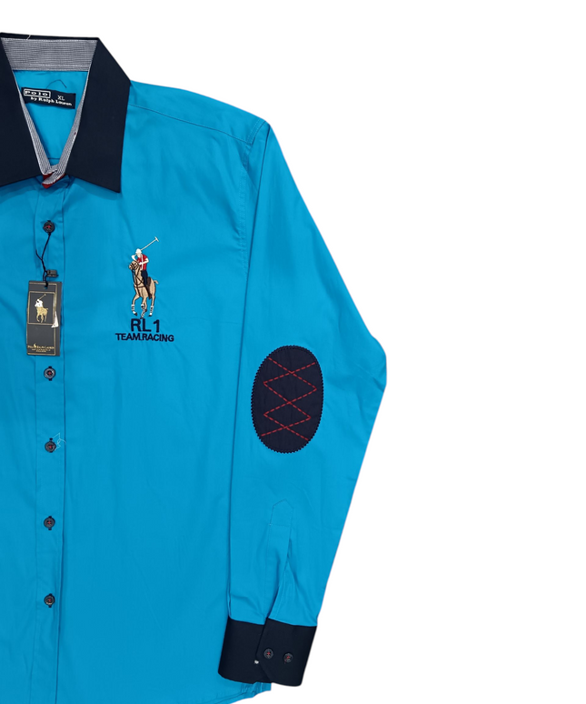 Polo by Ralph Lauren Men's shirt long sleeve blue