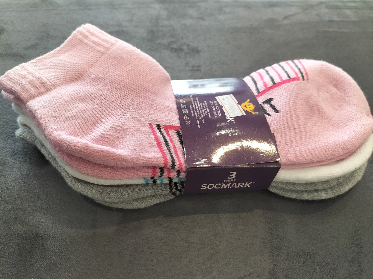 SockMark Women's Sports Socks - Pack of 3