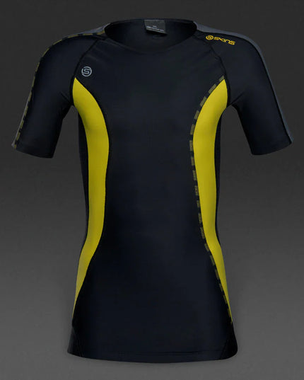 Skins Kids Short Sleeve TopBlack/Citron