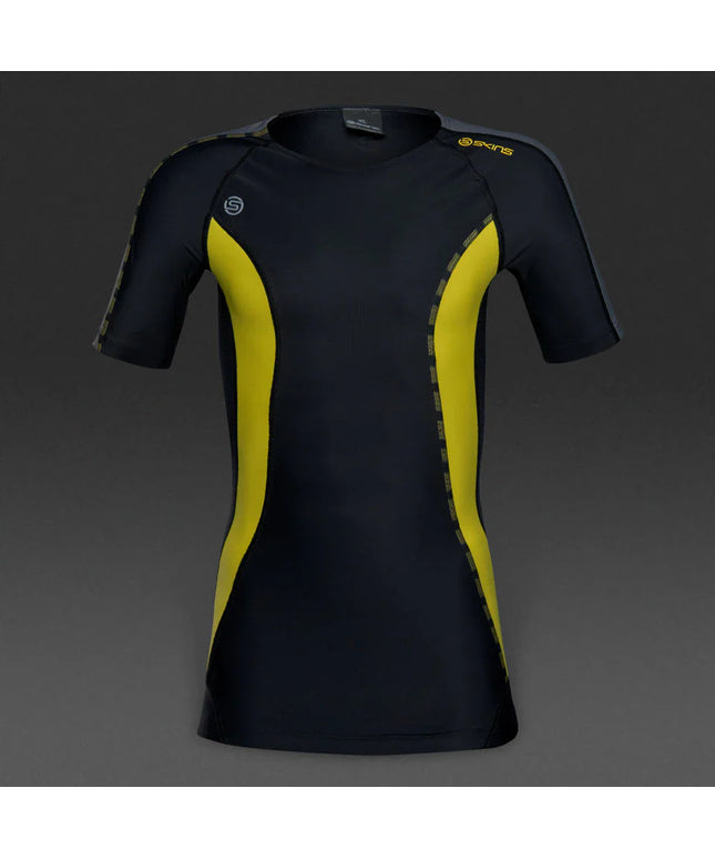 Skins Kids Short Sleeve TopBlack/Citron