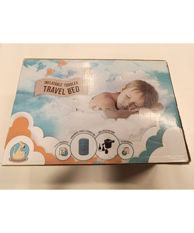 Inflatable toddler travel bed