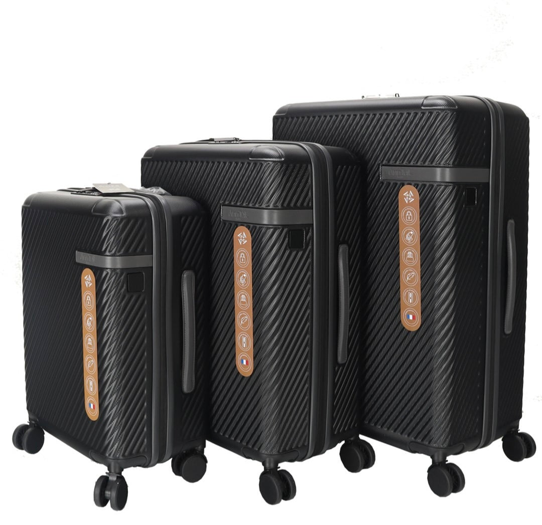 Ann Tuil Paris Suitcase Luggage Black