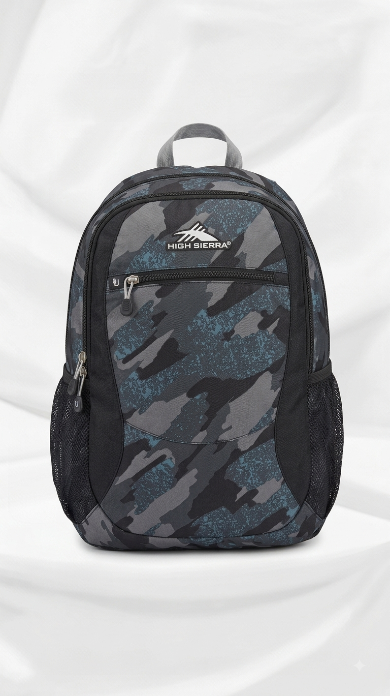 High Sierra Digital Camo School Backpack
