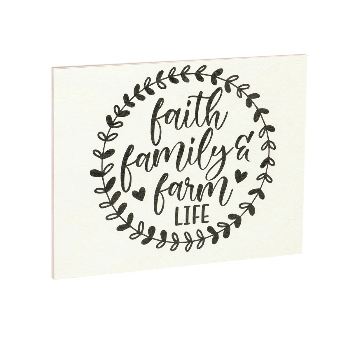 Jennygems Faith Family Farm Life Wooden Sign Decor