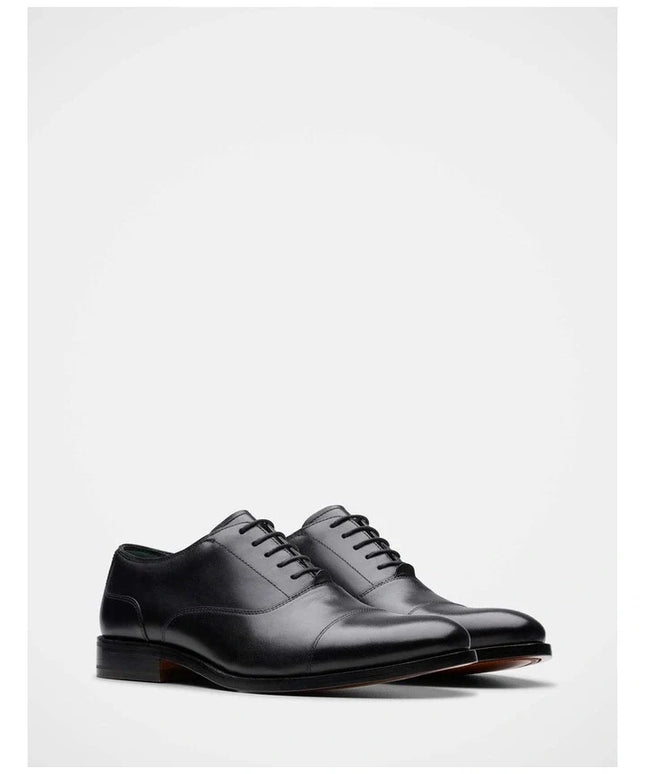 Clarks Wenham Cap II Men’s Dress Shoes – Premium Leather Cap‑Toe Oxfords with All‑Day Comfort