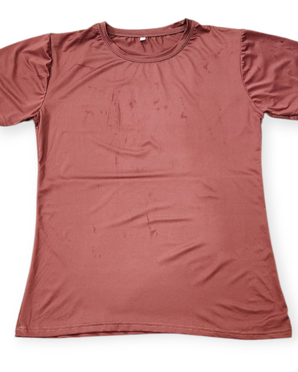 Burgandy Women's Sport T shirt
