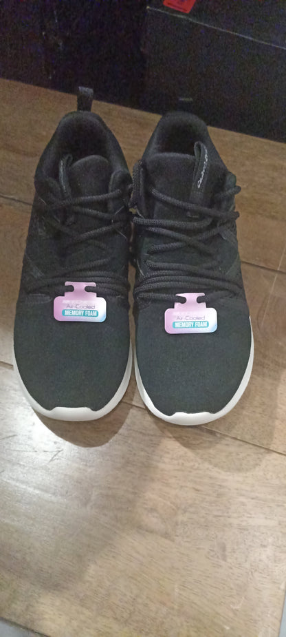 Skechers Memory Foam Ladies Shoes Black (Open Box)