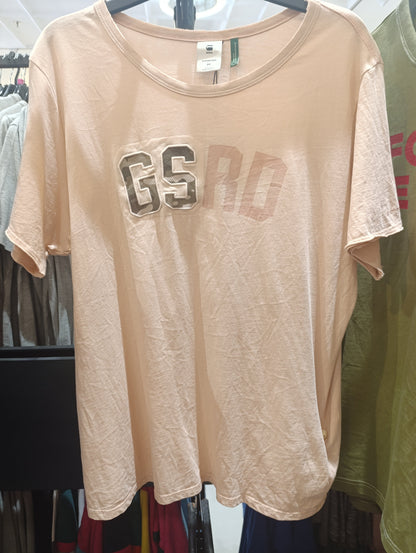 G-Star Raw Women'S Peach Graphic T-Shirt