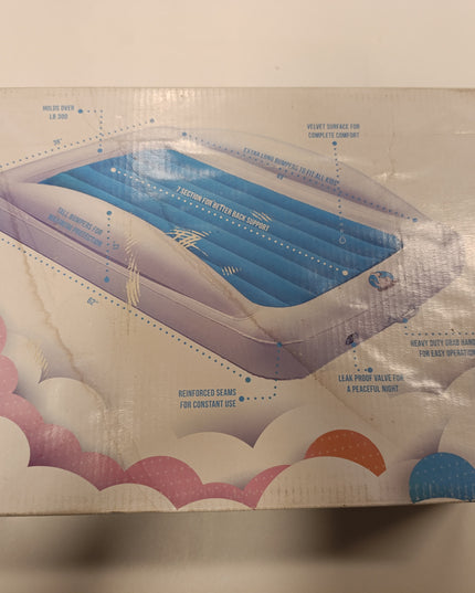 Inflatable toddler travel bed