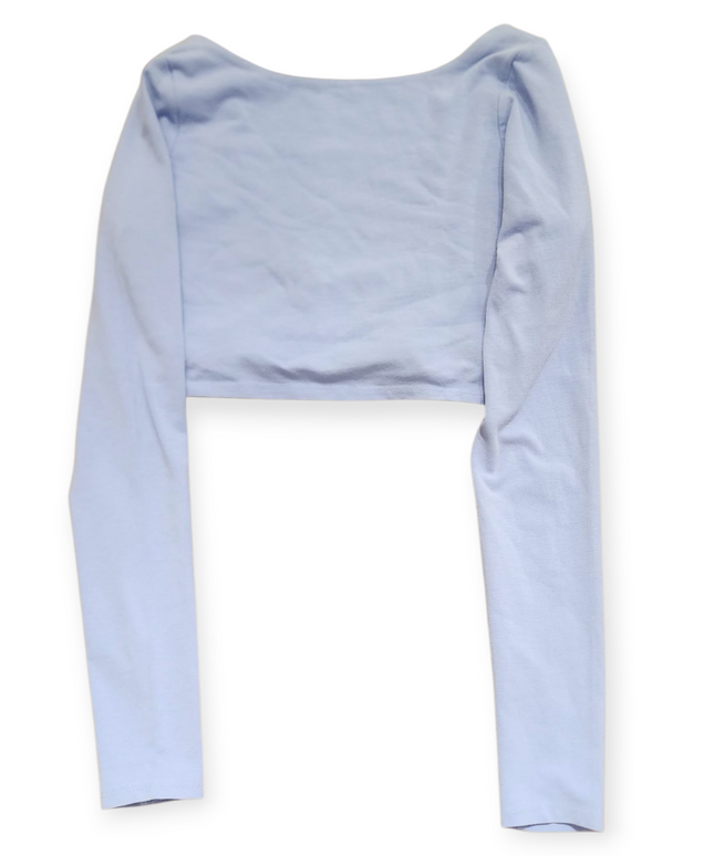 FOREVER 21 Dusty Blue Women's Croptop