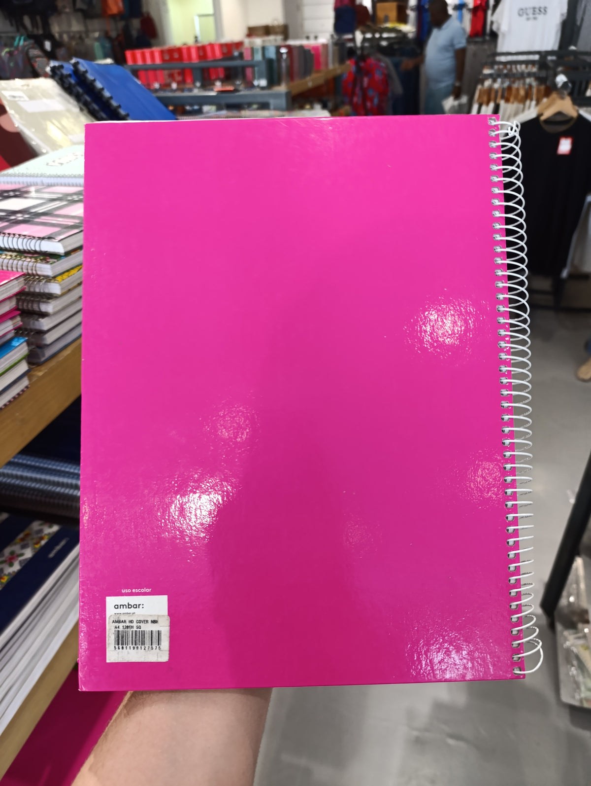 Ambar Pink Silk Notebook