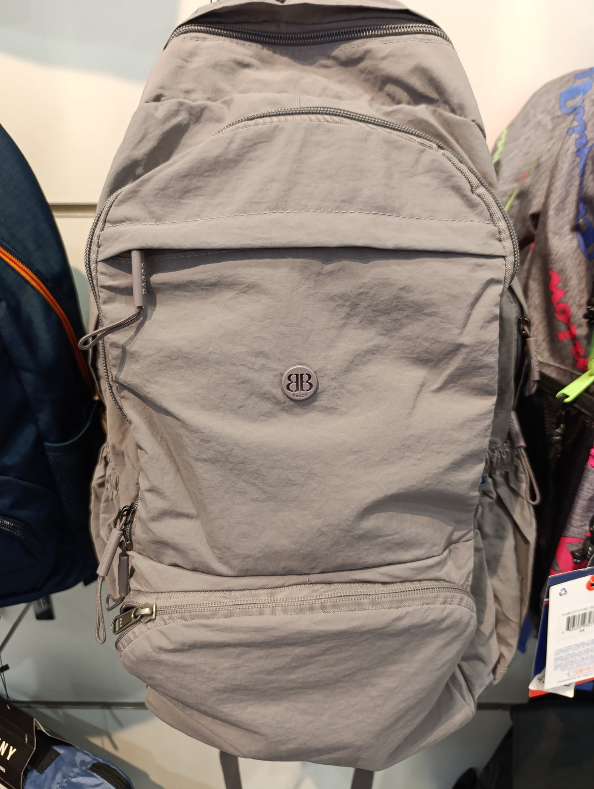 Bagco Canvas Backpack – Light Grey