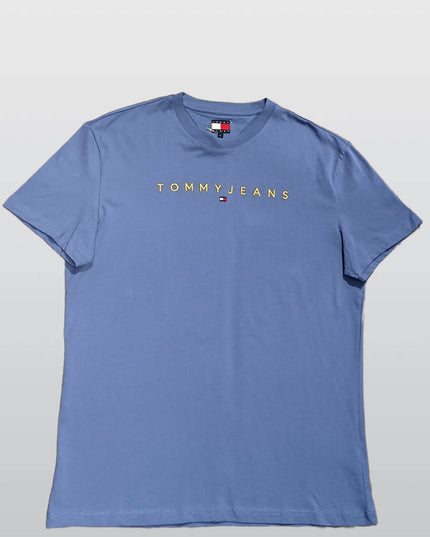 Tommy Jeans Men’s Light Purple Cotton T-Shirt