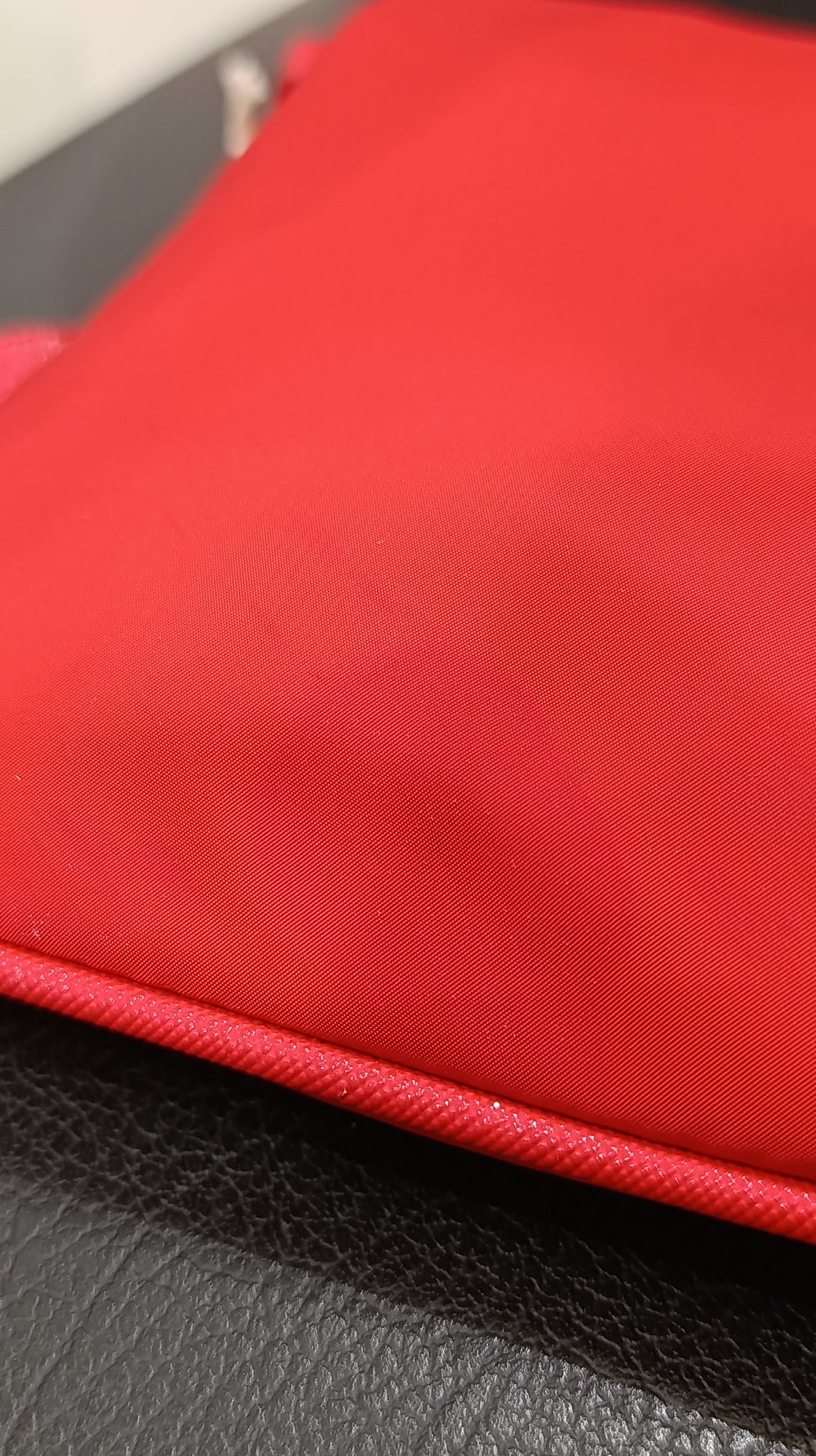 Guess Red Nylon Wristlet Clutch
