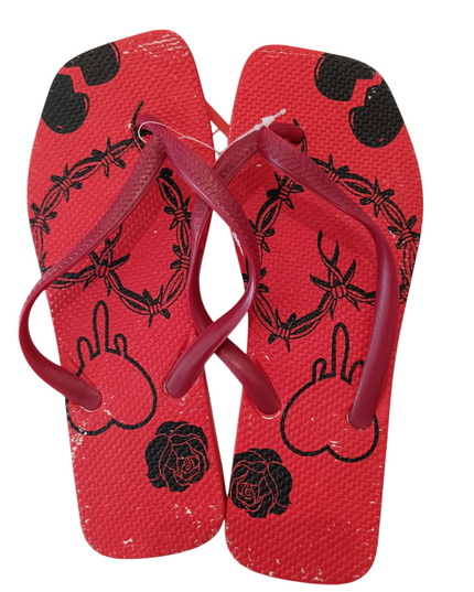 Womens  RED Slippers