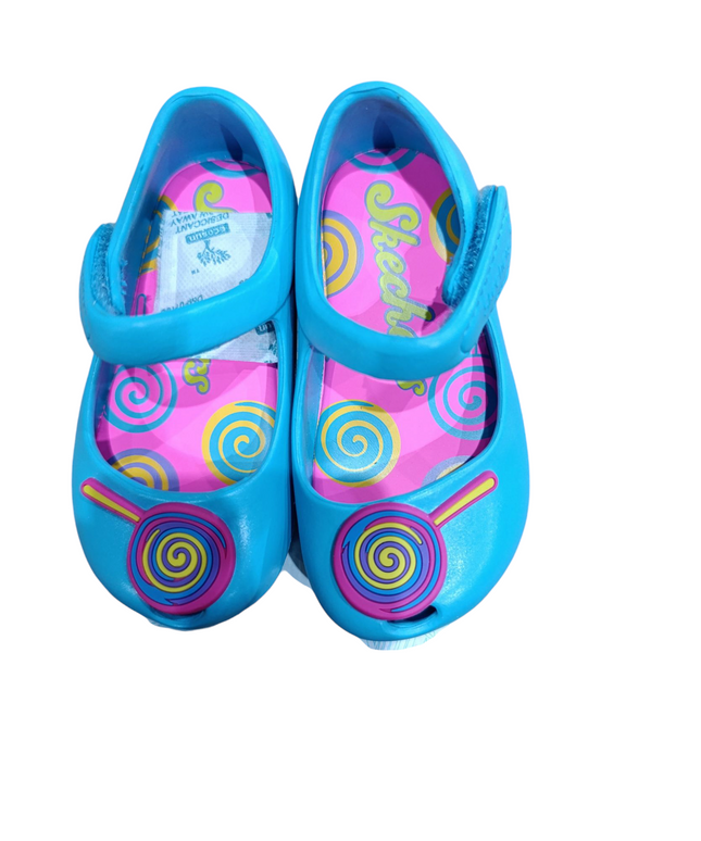 Skechers 86923N / TQMT Girls turquoise multi