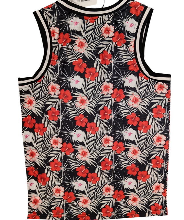 Wesc Women's T-shirt black color Ziad red and white