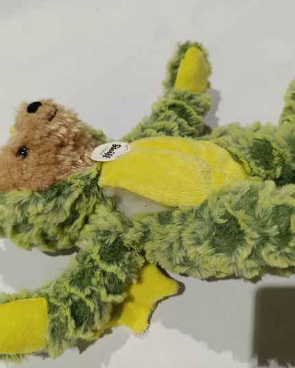 Steiff Teddy Bear with Dragon Hoodie Costume, Chinese Zodiac Signs, Teddy Stuffed Animal, Plush Bear Cuddly Toy, Machine Washable, 11"