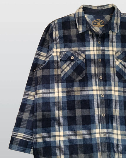 Freedom Foundry Men’s Navy Flannel Shirt – Classic Casual Shirt