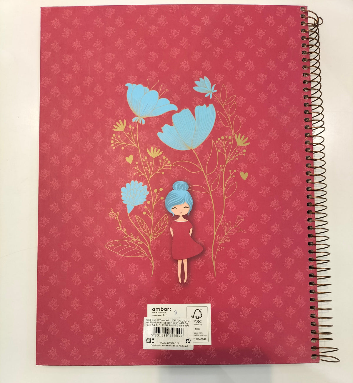 Ambar "Just For Girls" Red Notebook