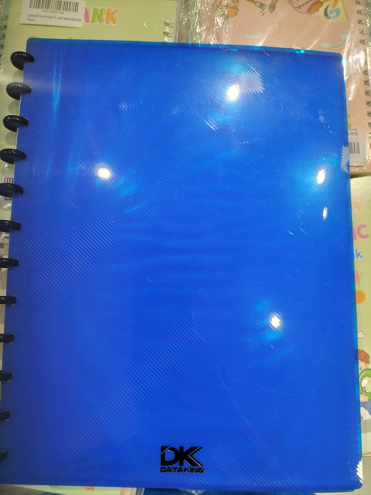 Dataking Blue Clear Pocket Sleeves Folder