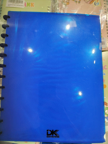 Dataking Blue Clear Pocket Sleeves Folder