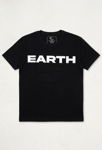 EARTH Classic  Graphic Cotton T-Shirt black