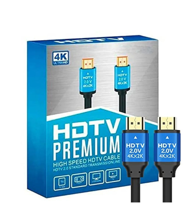 KICO
HDMI Cable (10m) 4K 60HZ, HDMI 2.0 High Speed 18Gbps HDCP 2.2 HDR/3D (2160P/1080P) Audio Return (ARC) Cable for (Display/X~Box/PS5/PS3/4) (Black/Blue) (10m)) by S