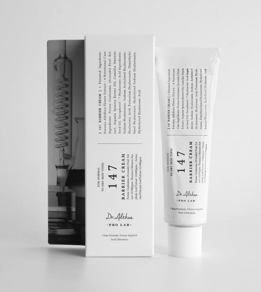 Dr. Althea 147 Barrier Cream tube beside its box
