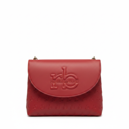 Rocco Barocco red bag white background