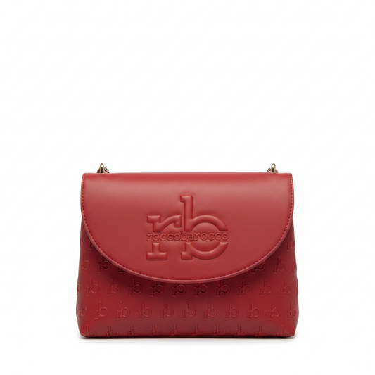 Rocco Barocco red bag white background