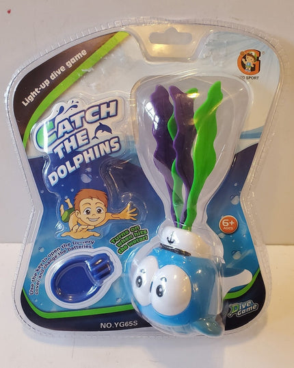 BUBZ diving fish in the pool light BLUE COLOR