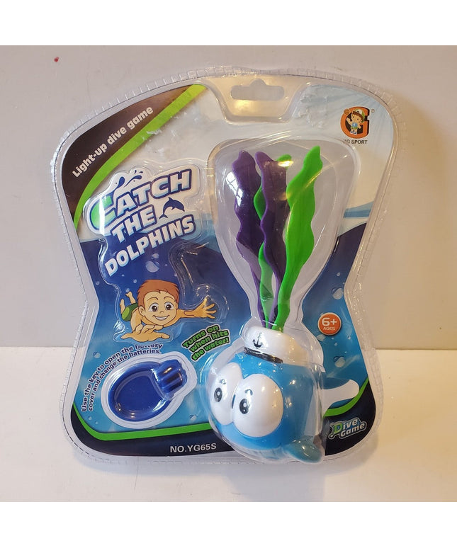 BUBZ diving fish in the pool light BLUE COLOR