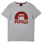G-Star Raw Men'S Crew Neck T-Shirt – Grey / Red