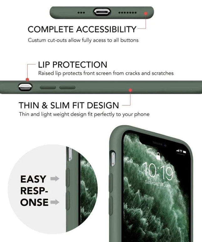 iPhone 11 Jelly Case made of durable & flexible material smooth touch&scrath resist.