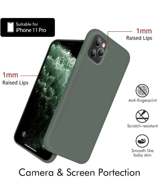 iPhone 11 Jelly Case made of durable & flexible material smooth touch&scrath resist.