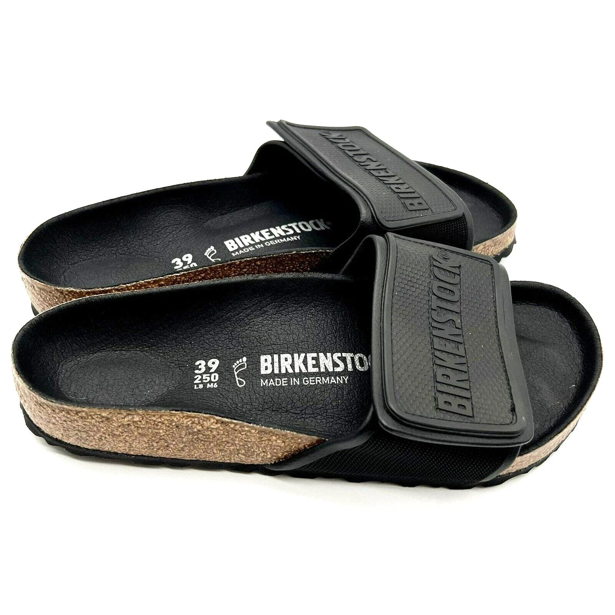 Birkenstock Tema Black Microfiber Narrow Slides/Sandals ( Without Box )