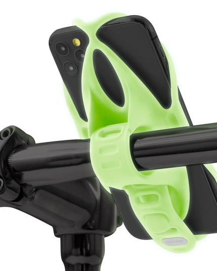 Bike Tie 4-Black- Bike Phone Mount Handlebar, Bicycle Phone Holder